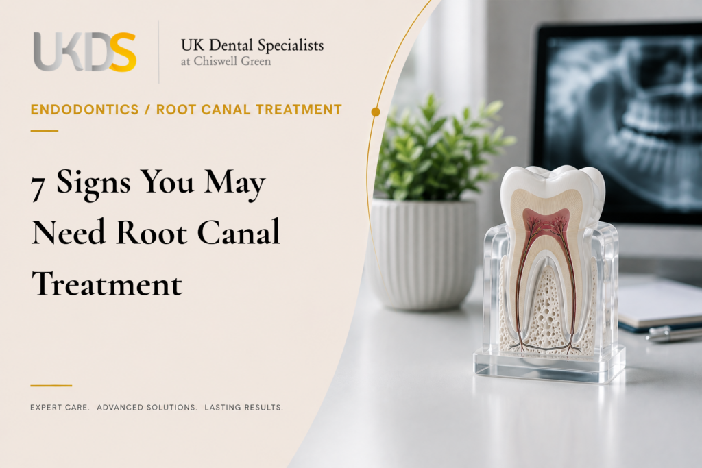7 Signs You May Need Root Canal Treatment | UK Dental Specialists Chiswell Green St Albans