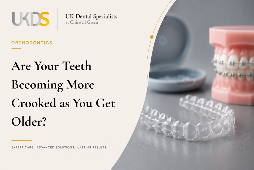 Teeth Becoming Crooked with Age? | UK Dental Specialists, Chiswell Green, St Albans, Hertfordshire